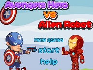 Avengers Hero vs Alien Robot